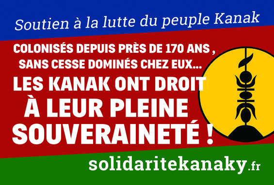 2020 - 5 - 19 - Solidarité Kanaky Stickers 2020  kanak pleine souveraineté