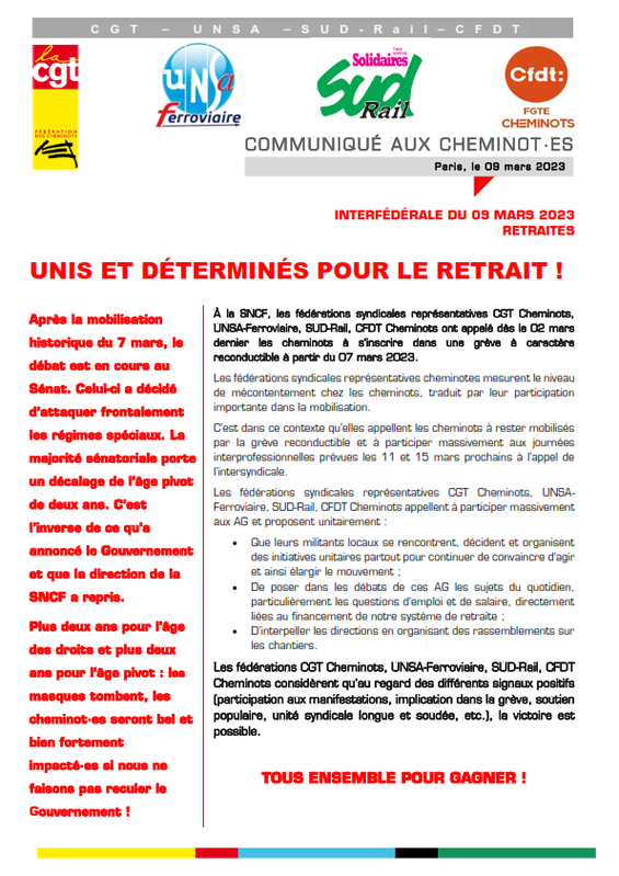 2023 - 03 - 09_communiqué_unitaire_CGT_UNSA_SUD_CFDT_001