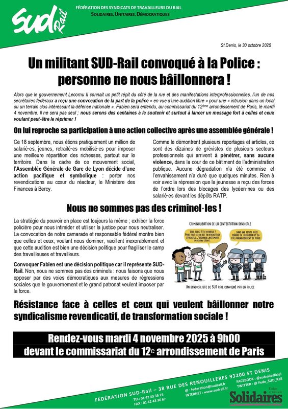 2025 - 10 - 30 - Visuel tract