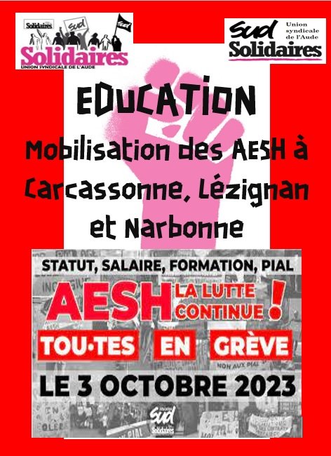 3 octobre mobilisation AESH
