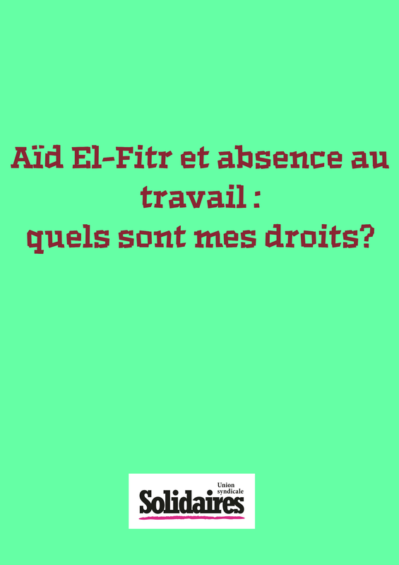 Aïd El-Fitr et absence au travail _ quels sont mes droits__A4