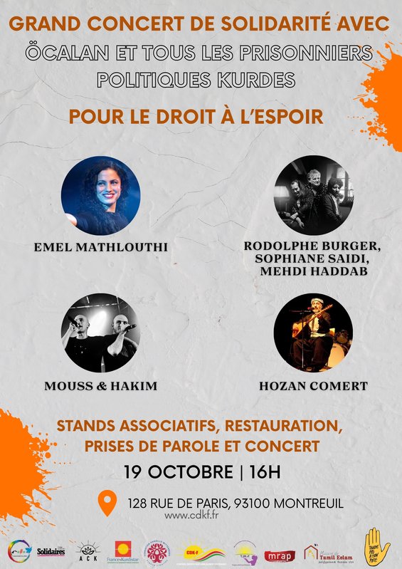 Concert solidarité Öcalan_affiche