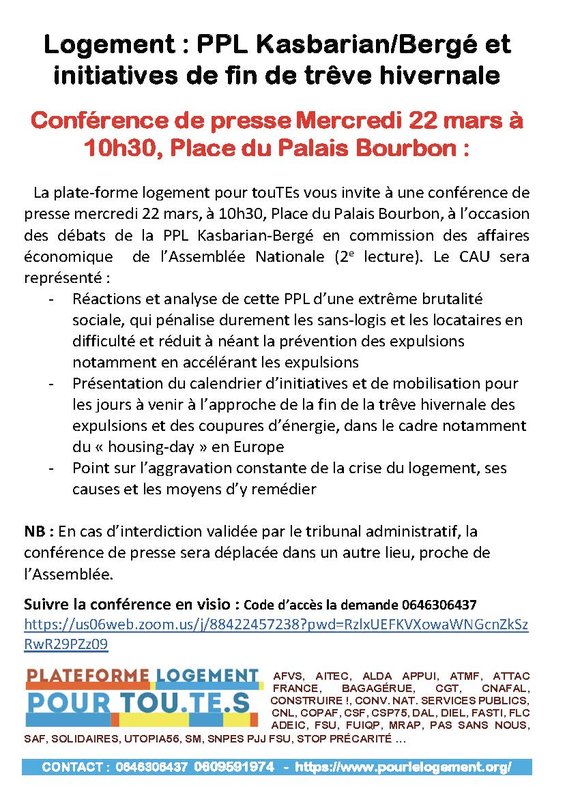 Conf presse PPL Kasbarian Contact 22 3 23