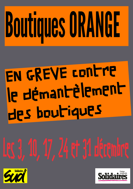 GrèveBoutiquesOrangeDécembre2022