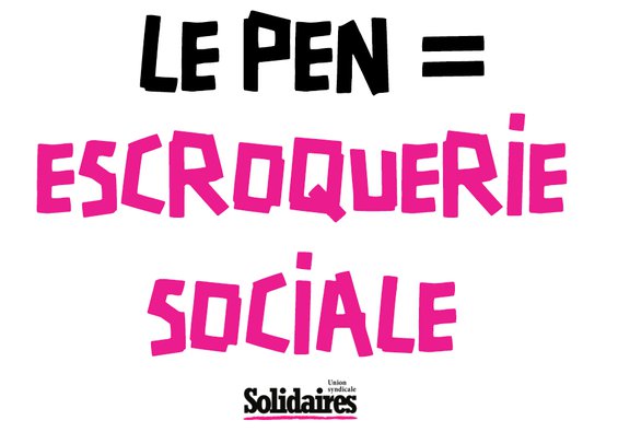 Le Pen escroquerie sociale