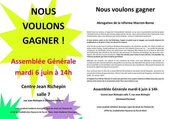 TRACT AG 6 avril