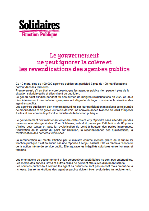 cp solidaires 19 mars 2024