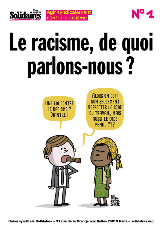 couverture de la fiche "Le racisme, de quoi parlons-nous ?"
